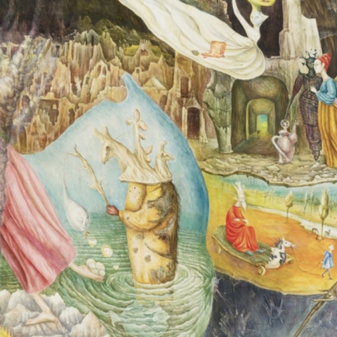 Leonora Carrington, The pleasures of Dagobert, 1945