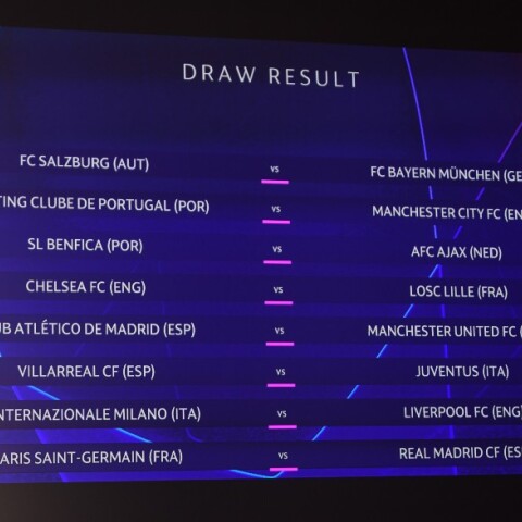 Τα ζευγάρια της φάσης των «16» του Champions League