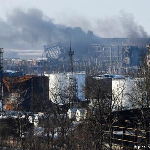 Reuters: Βομβαρδισμοί κοντά στο αεροδρόμιο του Ντόνετσκ