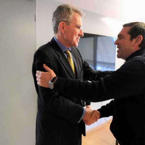 Συνάντηση Τσίπρα – Πάιατ στην Βουλή