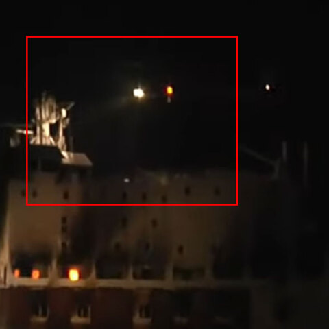 Ελικόπτερο πάνω από το Euroferry Olympia για τη διάσωση επιβατών