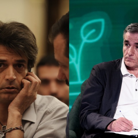 Ο Νίκος Καρανίκας και ο Ευκλείδης Τσακαλώτος