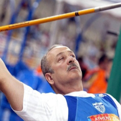 O παραολυμπιονίκης Χρήστος Αγγουράκης