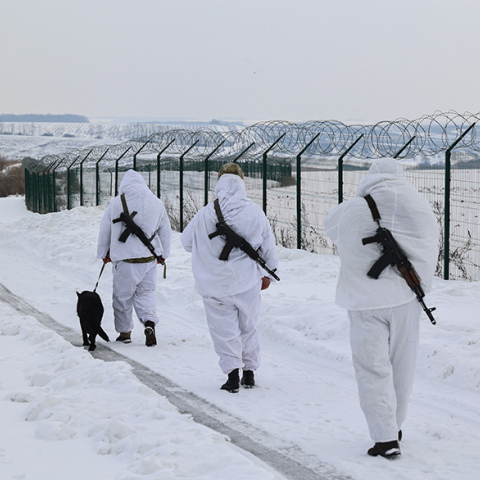 Στρατιώτες στην περιοχή του Ντονμπάς
