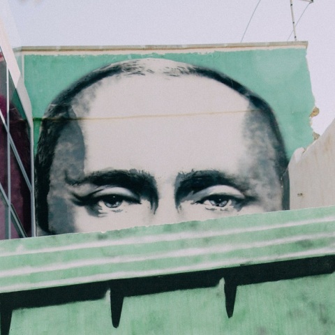 Τοιχογραφία που απεικονίζει τον Βλαντιμίρ Πούτιν