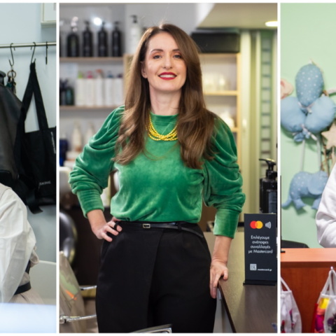 Ο Άγγελος Νώτης, η Ζέτα Βάσου και η Θεανώ Ποταμιάνου.