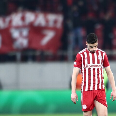 Ο Γιώργος Μασούρας μετά τον αποκλεισμό του Ολυμπιακού από την Αταλάντα