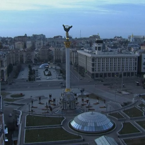 Πόλεμος στην Ουκρανία: Live εικόνα από το Κίεβο
