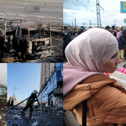 Ουκρανία: Εικόνες από την τρίτη ημέρα της ρωσικής εισβολής 