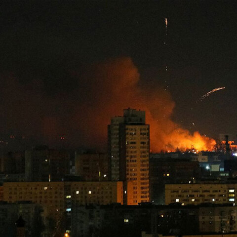 Νυχτερινοί βομβαρδισμοί στο Κίεβο