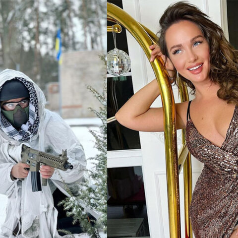 Η Αναστάσια Λένα, πρώην Μις Ουκρανία, πήρε το όπλο της μετά τη ρωσική εισβολή