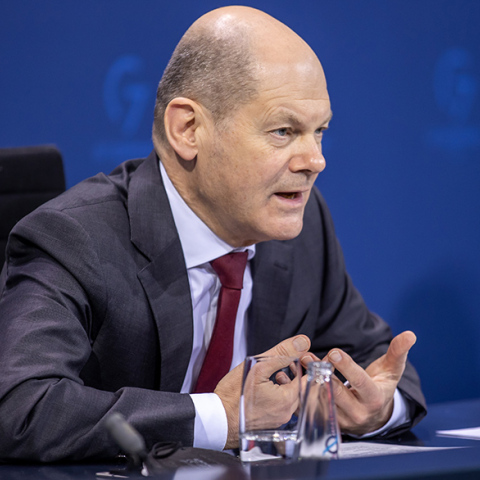 Ο Γερμανός Καγκελάριος Όλαφ Σολτς