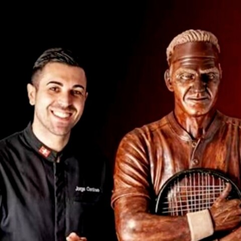 Ρότζερ Φέντερερ: Το εντυπωσιακό σοκολατένιο ομοίωμά του