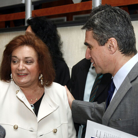 Μαριέττα Γιαννάκου και Ανδρέας Λοβέρδος