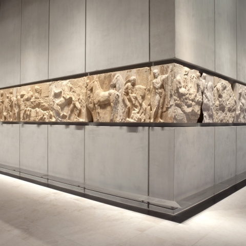 H ζωφόρος του Παρθενώνα στο Μουσείο Ακρόπολης