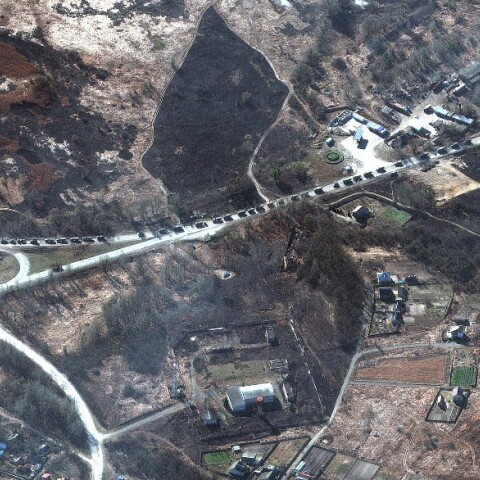 Πόλεμος Ουκρανία: Γιγαντιαία ρωσική στρατιωτική οχηματοπομπή βόρεια του Κιέβου 