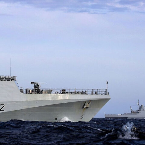 Ρωσικά πολεμικά πλοία στη Μαύρη Θάλασσα