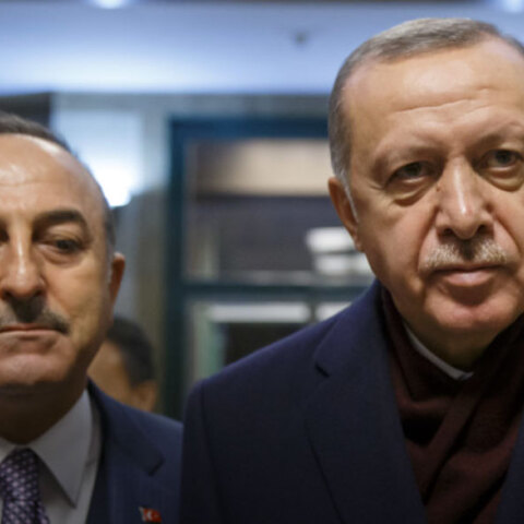 Μεβλούτ Τσαβούσογλου και Ρετζέπ Ταγίπ Ερντογάν