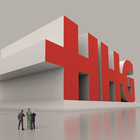 Το σήμα του ομίλου HHG. 