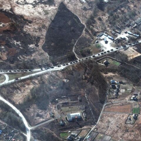 Πόλεμος Ουκρανία: Ρωσική στρατιωτική οχηματοπομπή βόρεια του Κιέβου