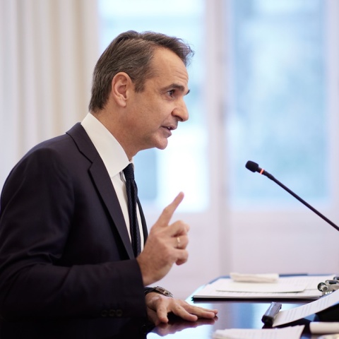 Ο πρωθυπουργός, Κυριάκος Μητσοτάκης στο Υπουργικό Συμβούλιο