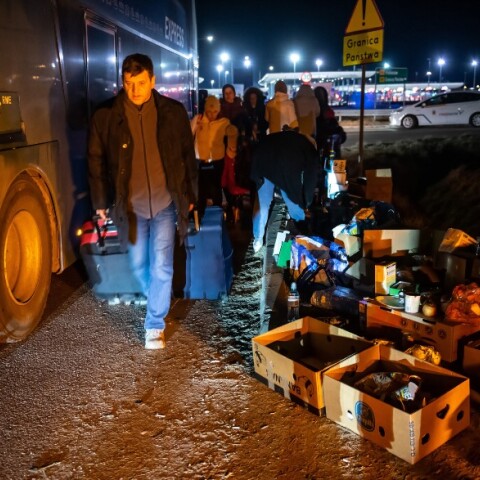 Ουκρανοί πρόσφυγες στην Πολωνία