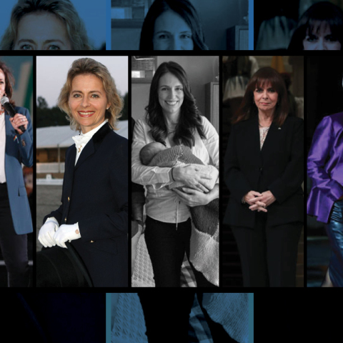 Καμάλα Χάρις, Ούρσουλα φον ντερ Λάιεν, Τζασίντα Άρντερν, Κατερίνα Σακελλαροπούλου, Κριστίν Λαγκάρντ