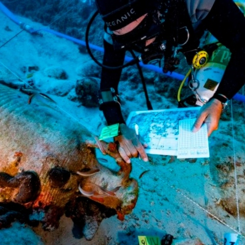 Από την ενάλια αρχαιολογική έρευνα στους Φούρνους το 2021