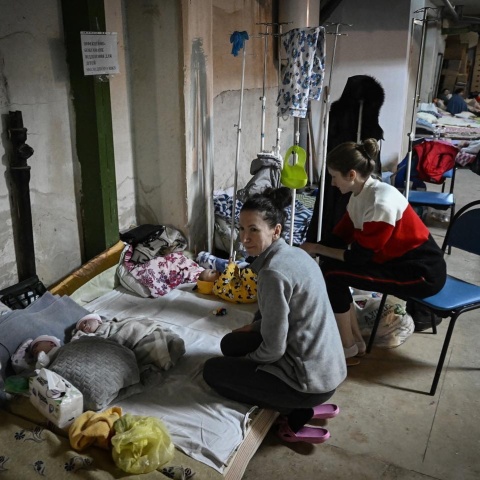 Πρόσφυγες στην Ουκρανία