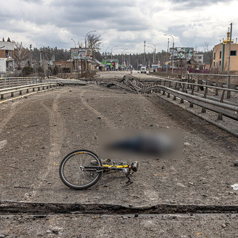 Νεκρός άνδρας από ρωσικό βομβαρδισμό στην πόλη Ιρπίν (περιφέρεια Κιέβου)
