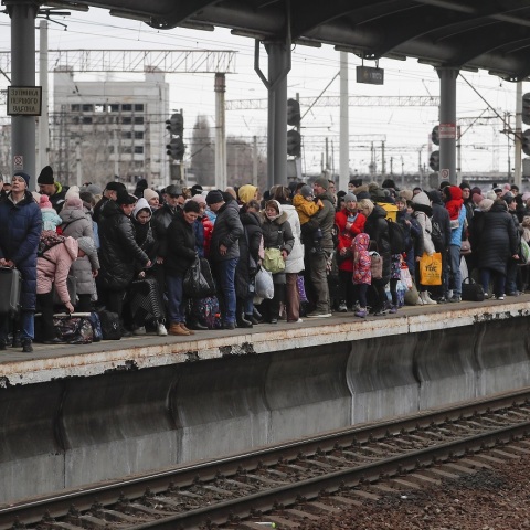 Πρόσφυγες στην Ουκρανία