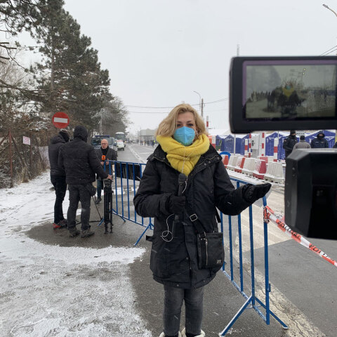Η δημοσιογράφος Έλενα Παπαδημητρίου
