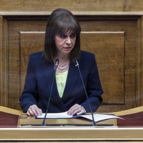 Η Πρόεδρος της Δημοκρατίας Κατερίνα Σακελλαροπούλου