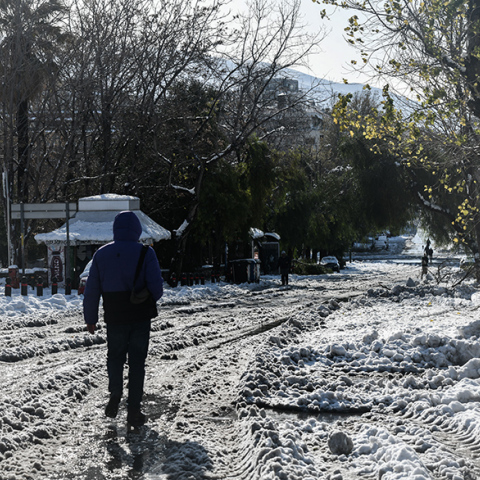 Χιόνια στην Αθήνα