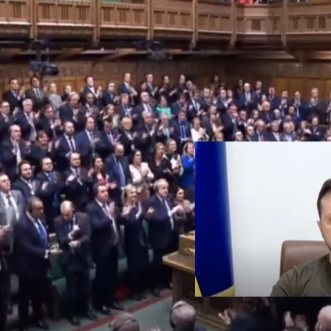 Η παρέμβαση του Βολοντίμιρ Ζελένσκι στο βρετανικό κοινοβούλιο
