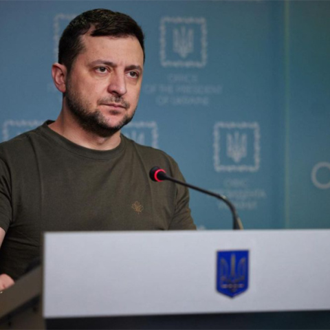 Ο Ουκρανός πρόεδρος Βολοντίμιρ Ζελένσκι