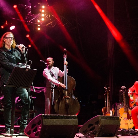 Στιγμιότυπο από συναυλία του Mark Lanegan