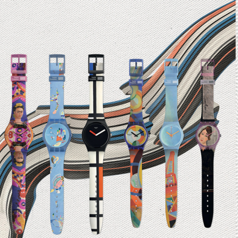 Swatch X Centre Pompidou: Συλλογή ρολογιών που ξεχειλίζει τέχνη