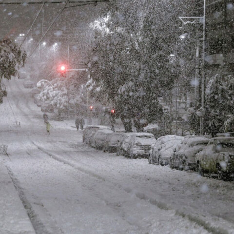 Η κακοκαιρία «Φίλιππος» φέρνει χιόνια στην Αττική