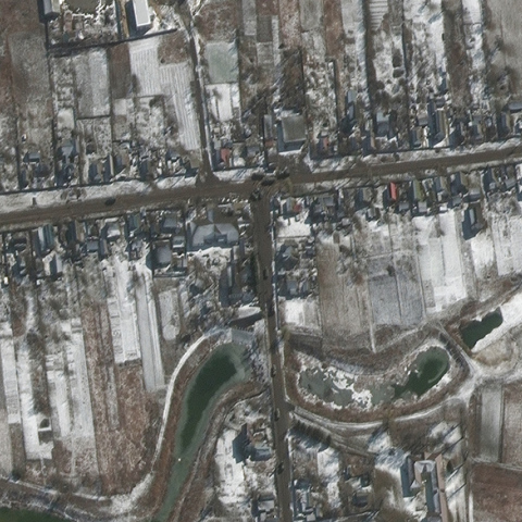 Πόλεμος στην Ουκρανία: Εικόνα που δείχνει τις ρωσικές θέσεις στο έδαφος