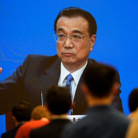 Ο πρωθυπουργός της Κίνας Λι Κετσιάνγκ