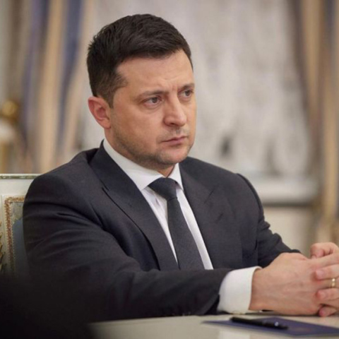 Ο πρόεδρος της Ουκρανίας Βολοντίμιρ Ζελένσκι