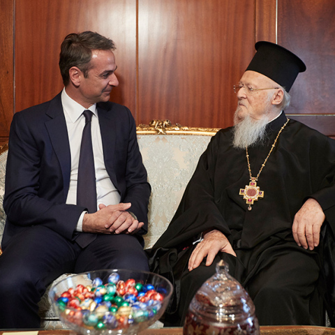 Στο Φανάρι ο Κυριάκος Μητσοτάκης (Φωτογραφία Αρχείου)