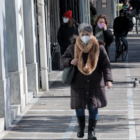 Καιρός: Κρύο στο κέντρο της Αθήνας