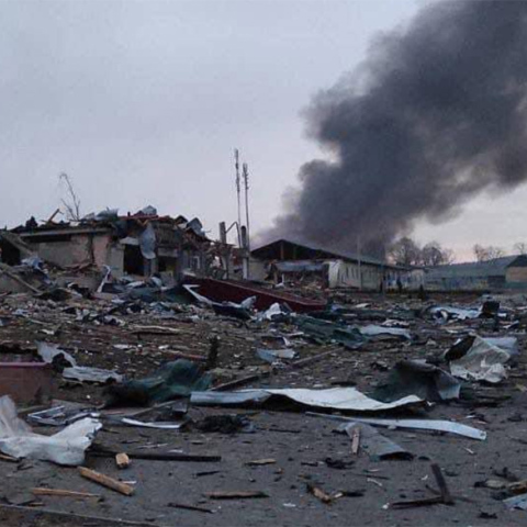 Πόλεμος στην Ουκρανία: Η Ρωσία βομβάρδισε στρατιωτική βάση
