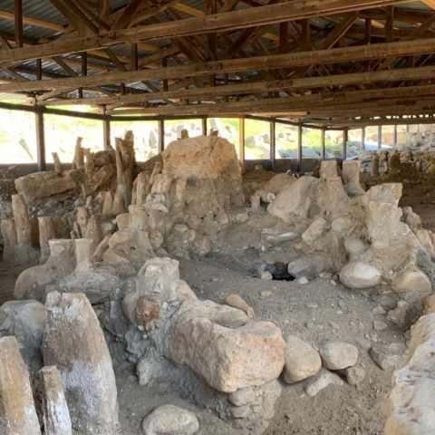 Αμφίπολη: η ξύλινη γέφυρα στον Στρυμόνα