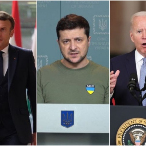 Μακρόν - Μπάιντεν - Ζελένσκι