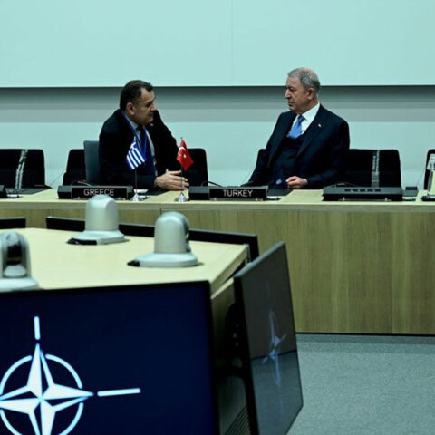 Νίκος Παναγιωτόπουλος και Χουλουσί Ακάρ στις Βρυξέλλες