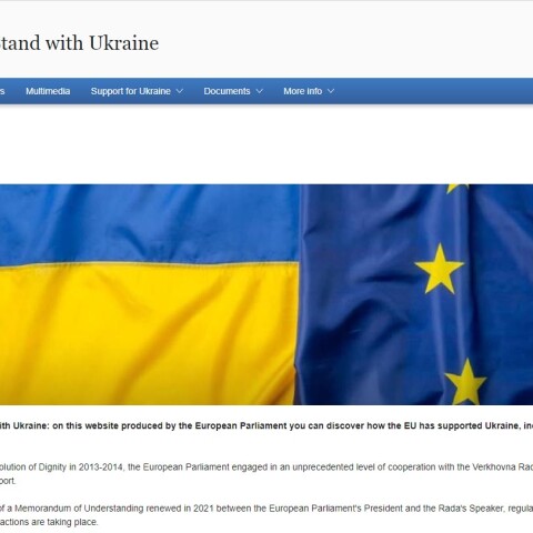 Stand with Ukraine: Η ιστοσελίδα του Ευρωκοινοβουλίου σε συνεργασία με την Ουκρανία