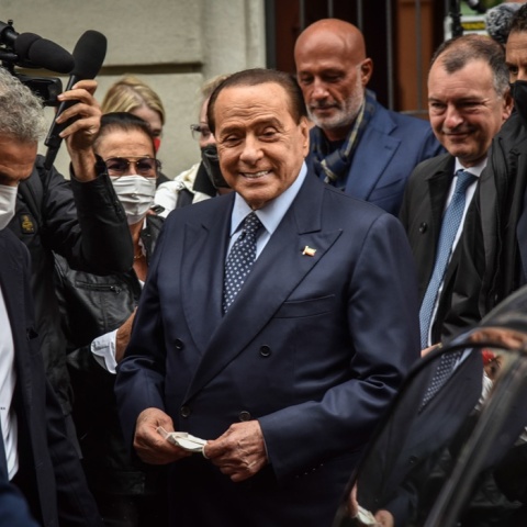 Ο Ιταλός πολιτικός και καναλάρχης, Σίλβιο Μπερλουσκόνι